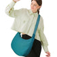 Women's Solid Nylon Sling Bag Crossbody