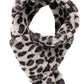 C.C Faux Fur Scarf With Leopard Pattern