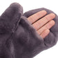 C.C Women's Faux Fur Pop Top Mittens Gloves Shepherd Lining
