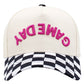 Checkered GAMEDAY Embroidered Baseball Cap
