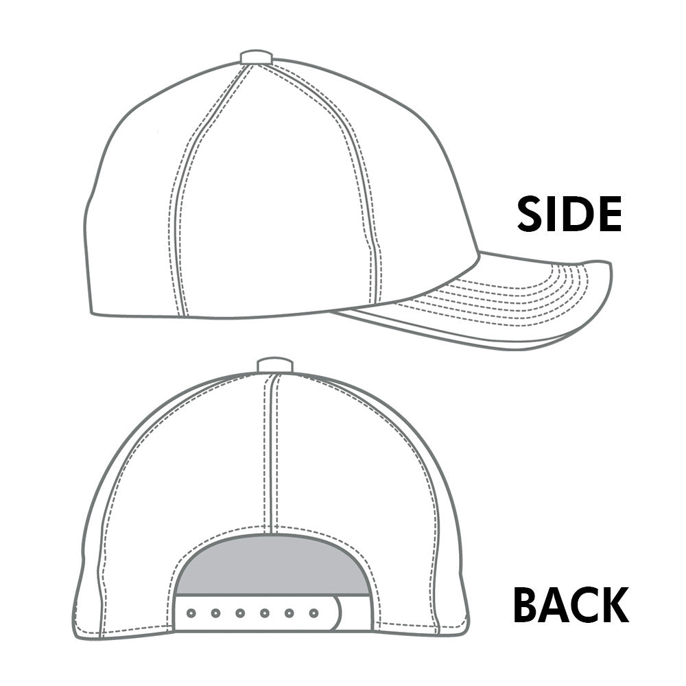Checkered GAMEDAY Embroidered Baseball Cap