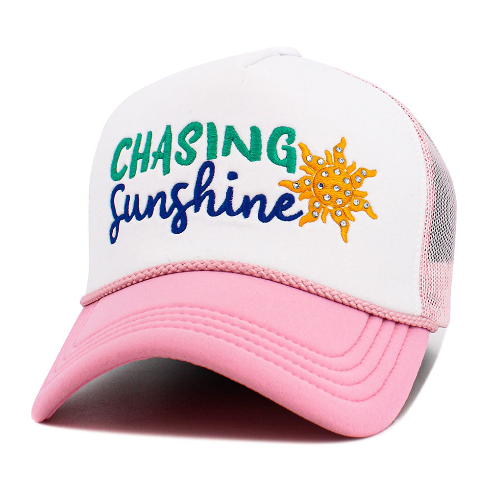 CHASING SUNSHINE Mesh Back Trucker Hat