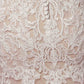 Nox Anabel H494 Spaghetti Strap V-Neckline Long Lace Wedding Gown