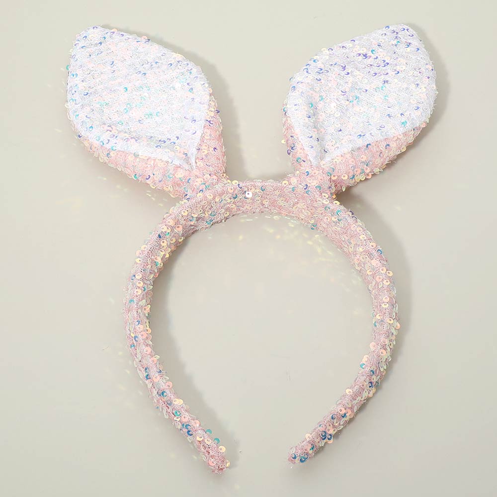 Sparkling Sequin Easter Bunny Ear Headband