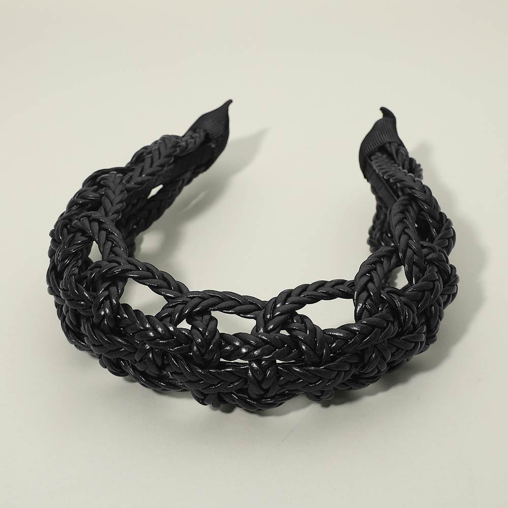 Wide Intricate Braided Wide Headband