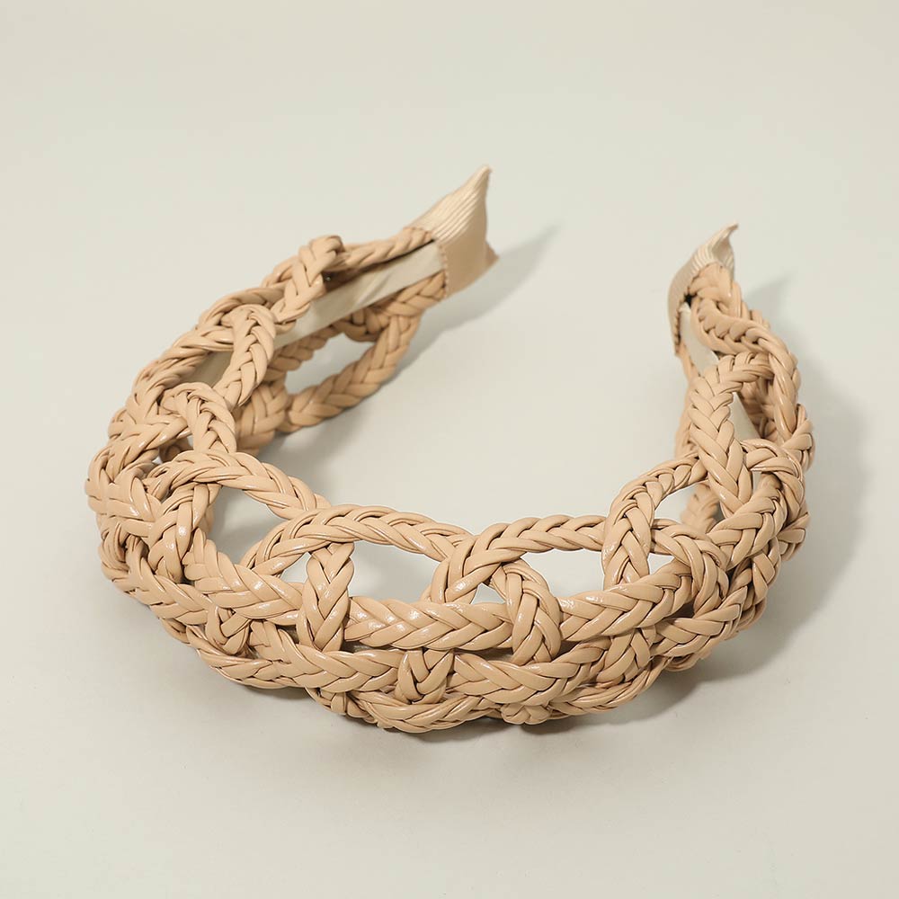 Wide Intricate Braided Wide Headband