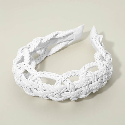 Wide Intricate Braided Wide Headband