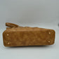 Belted Shoulder Bag with Key Charm Accent