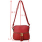 Multi Pattern Crossbody Shoulder Bag with Adjustable Long Strap