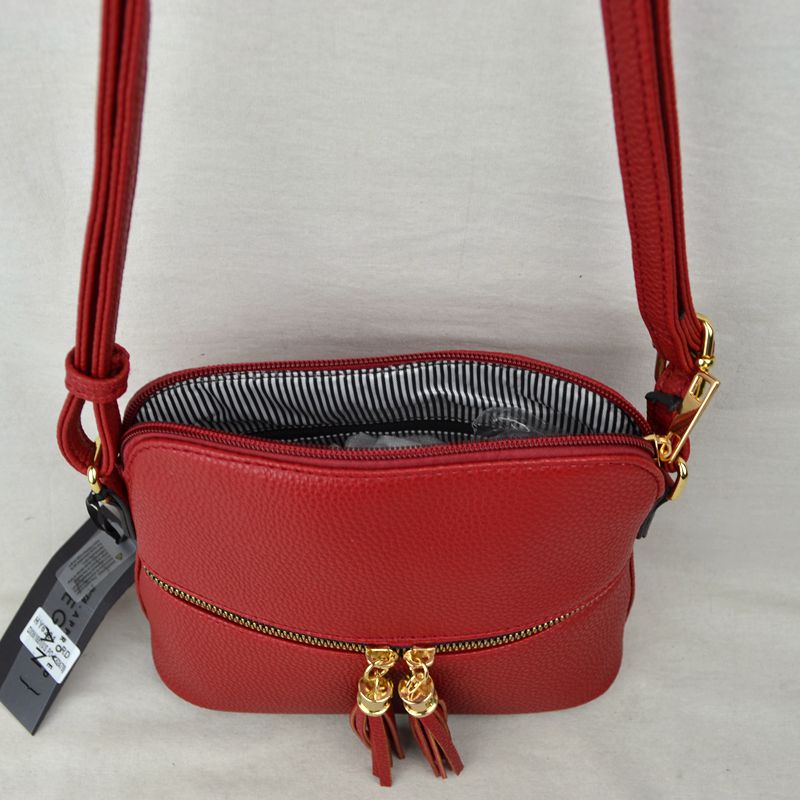 Multi Pattern Crossbody Shoulder Bag with Adjustable Long Strap