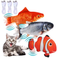 Vida Smart - Premium Interactive Wagging Fish Cat Toy - USB Rechargeable Plush with Realistic Movement for Endless Fun & Entertainment!