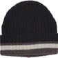Sakkas Sam Unisex Ribbed Stripe Beanie Cap