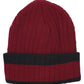 Sakkas Sam Unisex Ribbed Stripe Beanie Cap