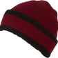 Sakkas Sam Unisex Ribbed Stripe Beanie Cap