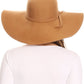Sakkas Womens 100% Wool Wide Brim Foldable Floppy Hat