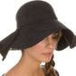 Sakkas Womens 100% Wool Wide Brim Foldable Floppy Hat