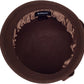 Sakkas Vivian Vintage Style 100% Wool Cloche Bell Hat with Flower Accent