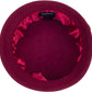 Sakkas Vivian Vintage Style 100% Wool Cloche Bell Hat with Flower Accent