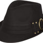 Sakkas Sammy Structured Wool Fedora Hat