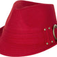 Sakkas Sammy Structured Wool Fedora Hat