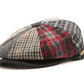 Sakkas Jay Gatsby 8 Panel Wool Newsboy Paperboy Snap Brim Cap Hat