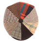 Sakkas Jay Gatsby 8 Panel Wool Newsboy Paperboy Snap Brim Cap Hat
