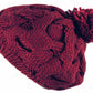 Sakkas Cable Knit Pom Pom Thick Slouch Hat