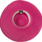 Sakkas Bella UPF 50+ 100% Paper Straw Flower Accent Wide Brim Floppy Hat