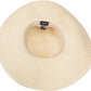 Sakkas Daisy UPF 50+ 100% Paper Straw Flower Accent Wide Brim Floppy Hat