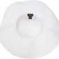 Sakkas Daisy UPF 50+ 100% Paper Straw Flower Accent Wide Brim Floppy Hat