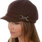 Sakkas Jessica Unisex Wool Newsboy Cabbie Hat