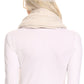 Sakkas Bri Classic Button Cable Knit Beanie Hat And Matching Infinity Scarf Set