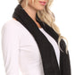 Sakkas Bri Classic Button Cable Knit Beanie Hat And Matching Infinity Scarf Set