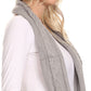 Sakkas Bri Classic Button Cable Knit Beanie Hat And Matching Infinity Scarf Set