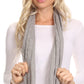 Sakkas Bri Classic Button Cable Knit Beanie Hat And Matching Infinity Scarf Set