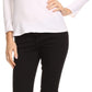Sakkas Bri Classic Button Cable Knit Beanie Hat And Matching Infinity Scarf Set