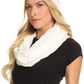 Sakkas Haile Metallic Threaded Woven Classic Hat Beanie And Infinity Scarf Set