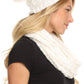 Sakkas Haile Metallic Threaded Woven Classic Hat Beanie And Infinity Scarf Set