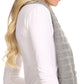 Sakkas Sayla Rhinestone Jewel Soft Warm Woven Cable Knit Beanie Hat And Scarf Set