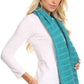 Sakkas Sayla Rhinestone Jewel Soft Warm Woven Cable Knit Beanie Hat And Scarf Set