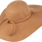 Sakkas Liuliu Wide Vintage Style Floppy Hat Removable Interchangeable Bow Ribbon
