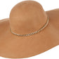 Sakkas Liuliu Wide Vintage Style Floppy Hat Removable Interchangeable Bow Ribbon