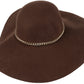 Sakkas Liuliu Wide Vintage Style Floppy Hat Removable Interchangeable Bow Ribbon