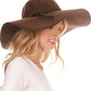 Sakkas Liuliu Wide Vintage Style Floppy Hat Removable Interchangeable Bow Ribbon