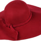 Sakkas Liuliu Wide Vintage Style Floppy Hat Removable Interchangeable Bow Ribbon