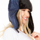 Sakkas Esty Ushanka Trapper Hat Adjustable Buckle Faux Fur Lined Winter Aviator Russian Hat Removable Mask for Men & Women