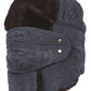 Sakkas Dab Unisex Faux Fur Ushanka Trapper Hat Chin Strap Removable Mask Russian Aviator Trooper Winter Hat for Men & Women