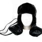 Sakkas Dab Unisex Faux Fur Ushanka Trapper Hat Chin Strap Removable Mask Russian Aviator Trooper Winter Hat for Men & Women