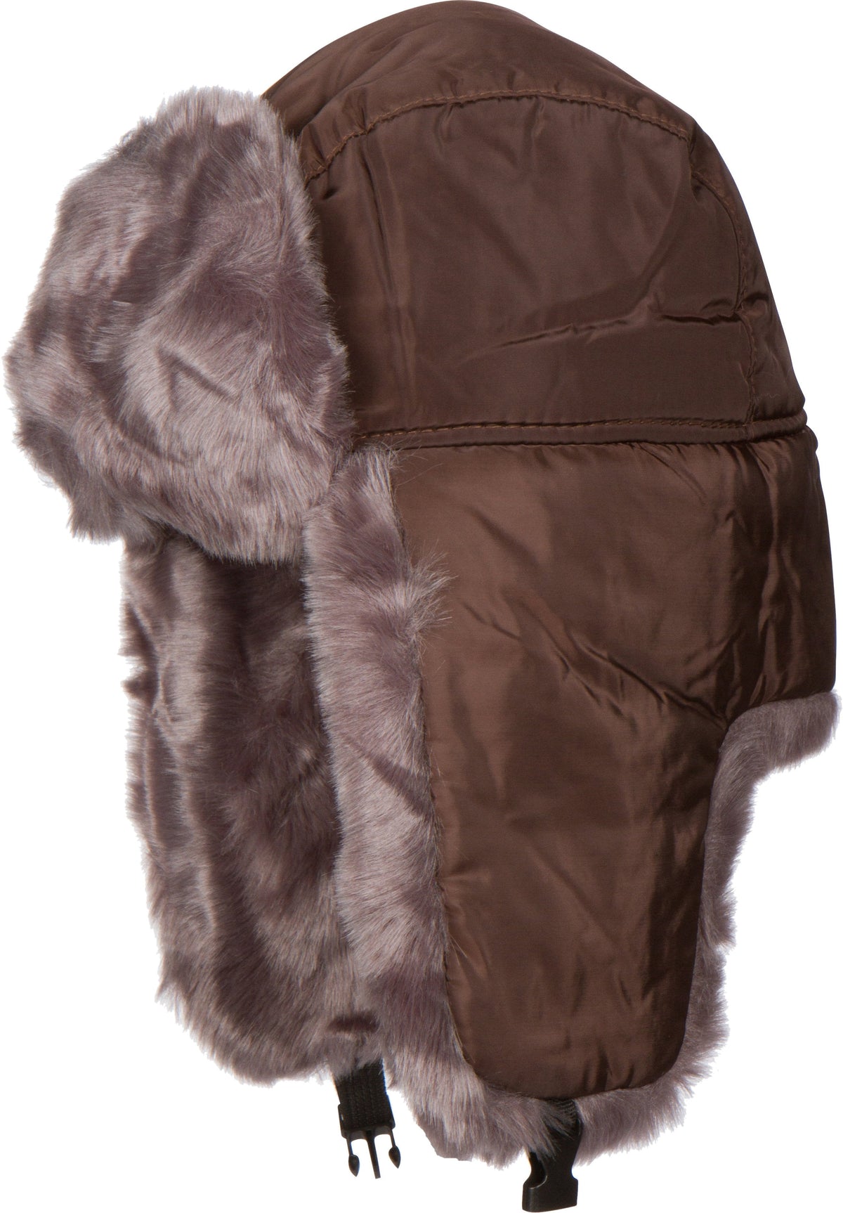Sakkas Martin Unisex Adjustable Warm Russian Aviator Trooper Trapper Ushanka Hat Faux Mink Fur and Nylon Cold Weather Outdoor