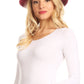 Sakkas Tessa Wool Cloche Flapper Gatsby Hat with Satin Ribbon Adjustable